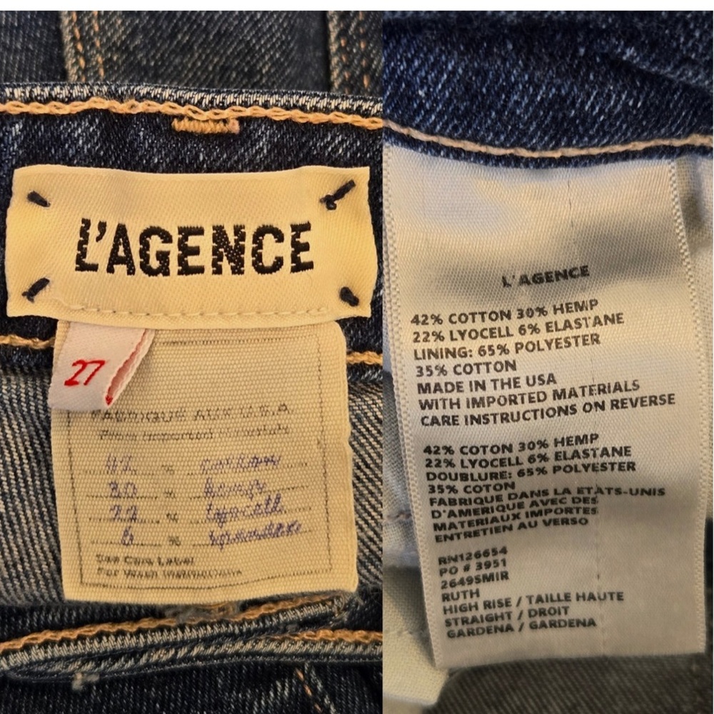 L'AGENCE Ruth High Rise Jeans - Picture 3 of 12